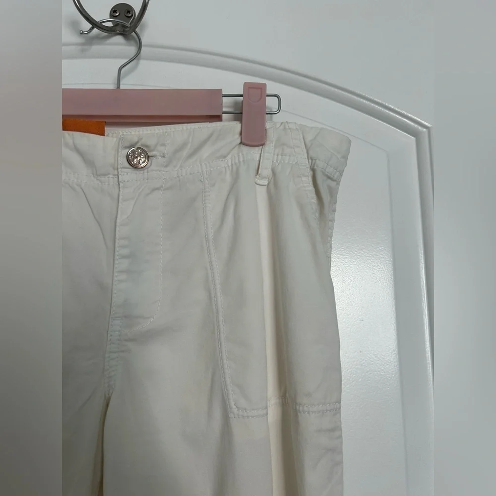 Tory Burch White Fatigue Chino Pants size 28